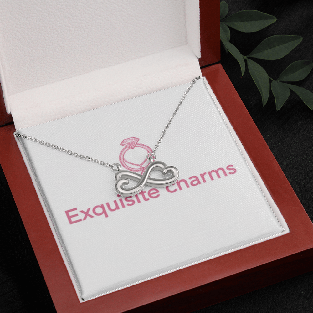 Exquisite endless love necklace