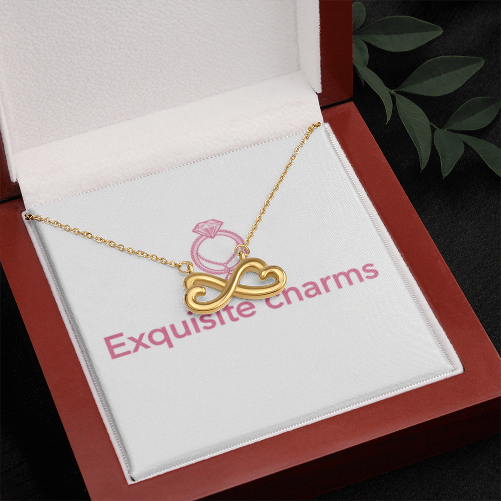 Exquisite endless love necklace