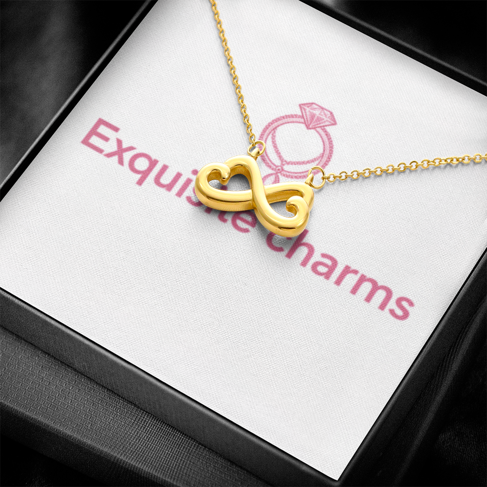 Exquisite endless love necklace